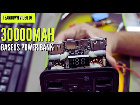 Power Bank Teardown: What's Inside 65W Baseus 30000 mAh Power Bank