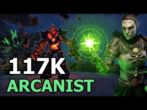 Stamina Arcanist | 117k+ DPS PvE Build | ESO - Necrom PTS (Week 1)