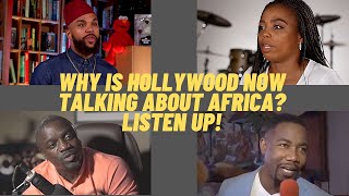 How African American celebrities are motivating others to look at Africa. Listen to their comments
