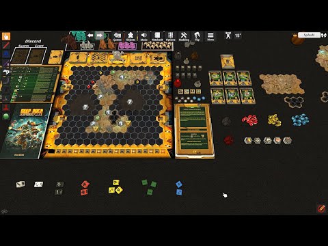 Deep Rock Galactic: The Board Game - Solo Driller w/ Bosco - Mission 4 - Tabletop Simulator