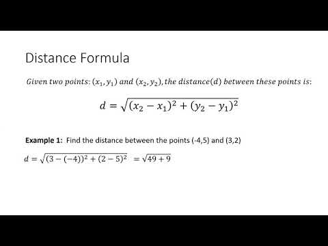 Math 1108 2 1 Distance and Midpoint