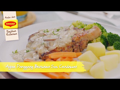 Grilled Chicken with Mushroom Sauce