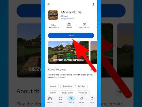 How To Install Minecraft On Android | #minecraft #installminecraft