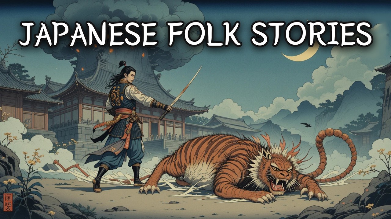 [EN] Japanese folk stories and fairy tales – 3 Hours Audiobook – Storytelling for Sleep