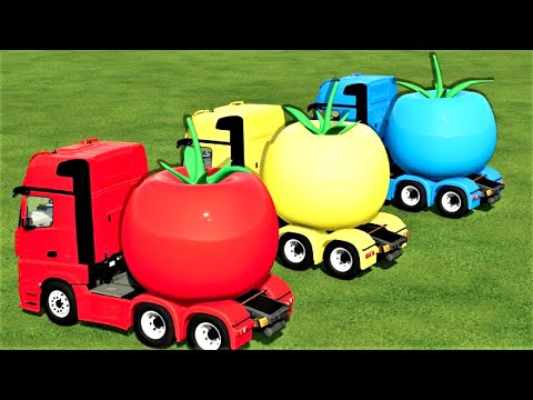 JOHN DEERE vs CLAAS vs CASE vs FENDT PARKOUR - Farming Simulator 22