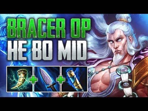 BRACER UPGRADE STRATS! He Bo Mid Gameplay (SMITE Conquest)