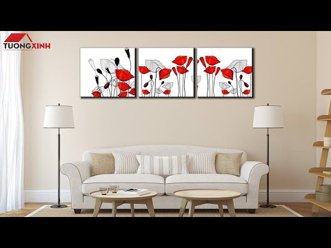 Tường Xinh - Tranh hoa thuốc phiện - HL008