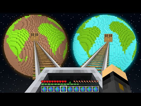 PIANETA DI TERRA VS PIANETA DI DIAMANTE! - MINECRAFT