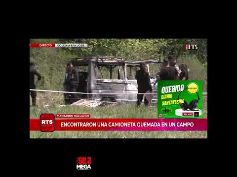 Trafic quemada en Colonia San Jose dPTO LA CAPITAL Santa FE policiales