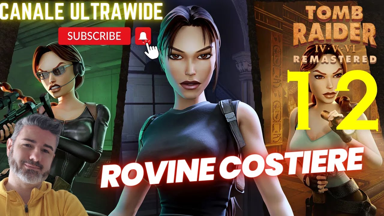 TOMB RAIDER 4 REMASTERED EP 12 ROVINE COSTIERE - GAMEPLAY ITA PC - ULTRAWIDE 21:9 4K