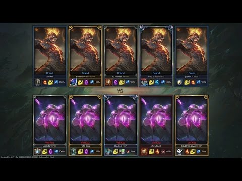 League of Legends One for All Velkoz vs Brand