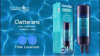 How to Install the Replacement for Filter 1 EDR1RXD1