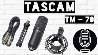 Video thumbnail for Tascam TM-70 - Broadcast Dynamic Microphone - Test \ Review by Obscure Mics