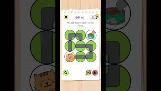 brain test level 191|  my cat must reach to her food. #braintest4 #technogamerz