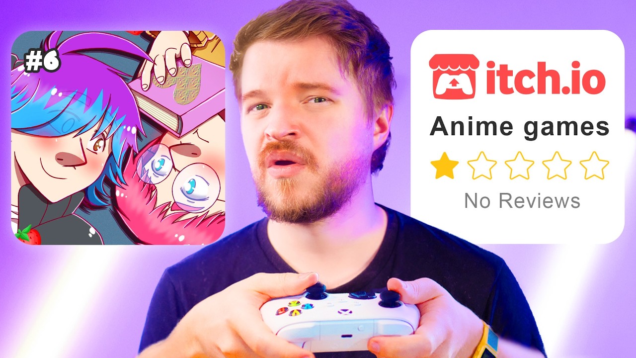 I Tried itch.io Anime Games with 0 Reviews