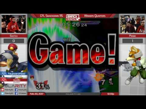 CFL Smackdown 115 Melee - Gahtzu (Falcon) vs Pengie (Fox) - Winners Quarters
