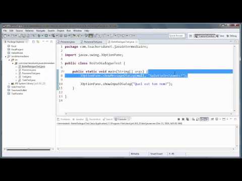 JAVA Intermédiaire 1 Introduction