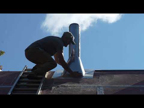 Installing a wood stove in the off grid cabin | our first night