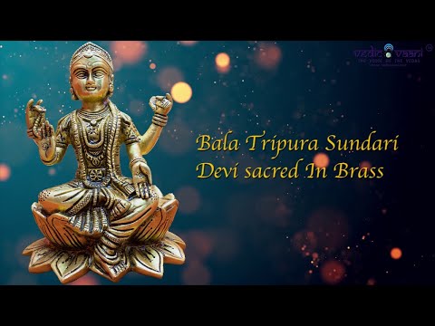 Bala Tripura Sundari Devi Sacred Brass Statue video