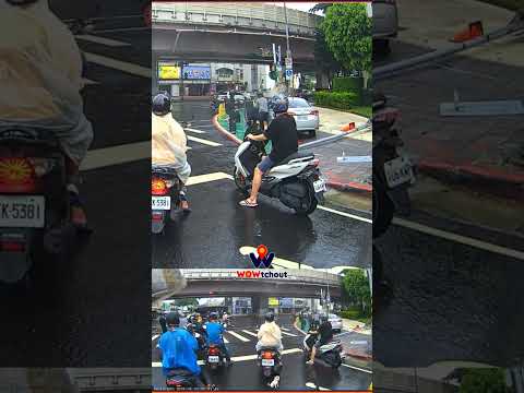 【完整視角】【車禍影片】連人行道也不安全了...（2026.06.07 臺北市文山區羅斯福路四段