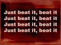 Beat It Michael Jackson Lyrics