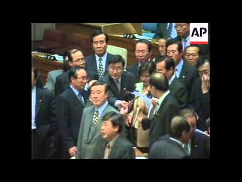 SOUTH KOREA: BRAWL IN PARLIAMENT