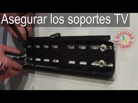 Video - ¿Cómo se instala un soporte para televisión?