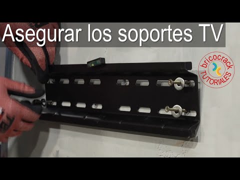 Cómo instalar soportes TV 