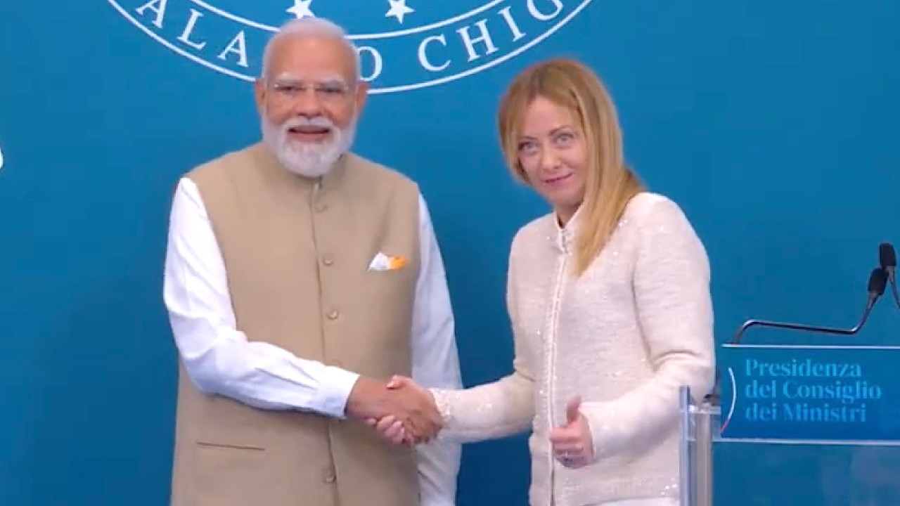 DICHIARAZIONI DI GIORGIA MELONI, CON IL PRIMO MINISTRO INDIANO NARENDRA MODI DA VILLA PAMPHILJ