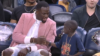 Jarrius Robertson HILARIOUS Conversation with Draymond | Mic'd Up | 02.17.17