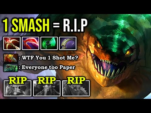 UNREAL CANCER 1 ANCHOR SMASH = DELETED 100% UNKILLABLE OFFLANE TIDEHUNTER 1V5 BOSS DOTA 2