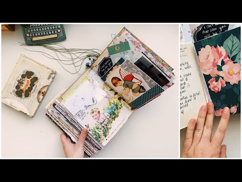 junk journal with me  process video ideas tips