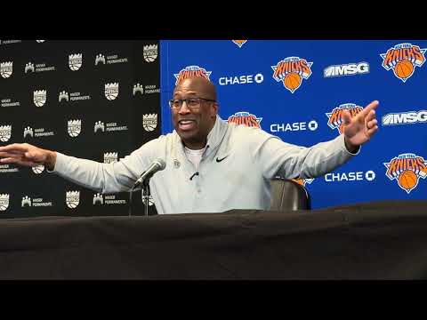 Mike Brown reflects on his time coaching the Sacramento Kings before facing them with Knicks