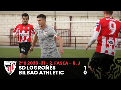 Imagen de portada del video ⚽ Resumen I 2. Fasea – 6. J – 2ªDiv B I SD Logroñés 1-0 Bilbao Athletic I Laburpena