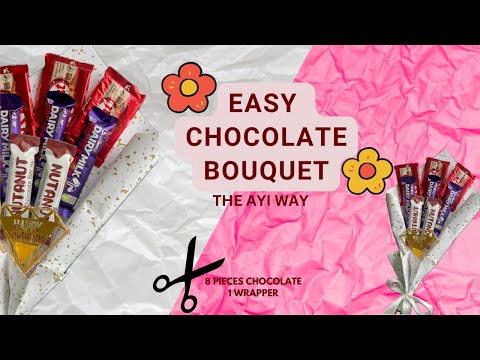 SIMPLE CHOCOLATE BOUQUET TUTORIAL