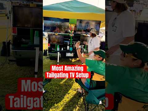 Most Amazing Tailgating TV Setup of All Time!

We recently enjoyed an impressive setup, complete with TVs and a shaded area, showcasing the ultimate in tailgating. This video captures the fun of a perfect tailgating football party, highlighting the best of tailgating. It's all about making the most of your outdoor party spot with an epic tailgating TV hack courtesy of MVTailgate Modular Portable TV Setup. 