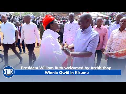 President Ruto attends Sunday service in Kisumu