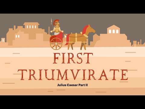 Caesar and the First Triumvirate
