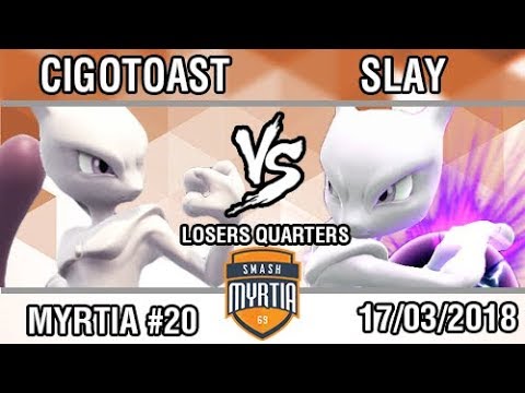 [Smash Myrtia #20]  Cigotoast (Mewtwo) vs Slay (Mewtwo, Ike) -  Losers Quarters