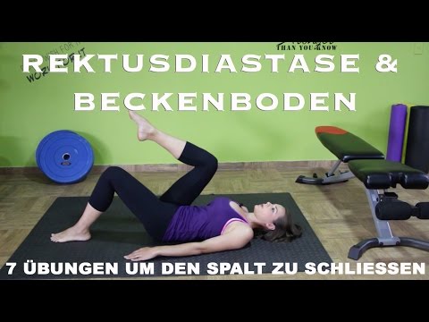 Diastasis recti & pelvic floor / 7 exercises to close the gap / Pelvic floor training