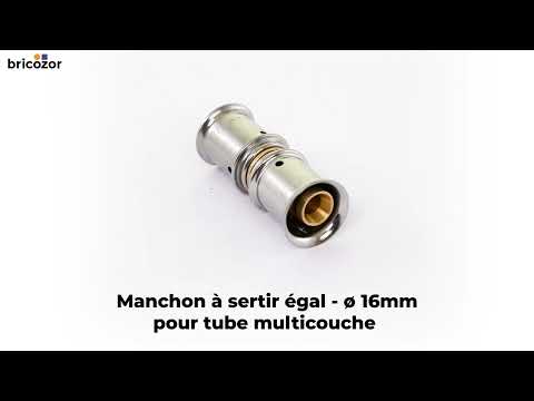 Manchon à sertir égal pour tube multicouches MULTITUBO