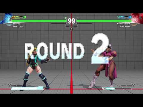 SFV: Cammy (Joroth) vs  Chun-Li (Venussail91)