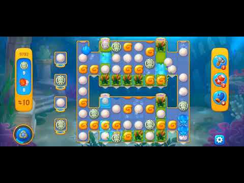 Fishdom Easy Level 9792 (with ingame lightning booster) @choraelmin