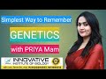 Simplest Way To Remember GENETICS With PRIYA Mam
