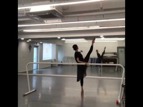 “Beautiful adagio by @minji nam 9835 🎀 #ballet a”