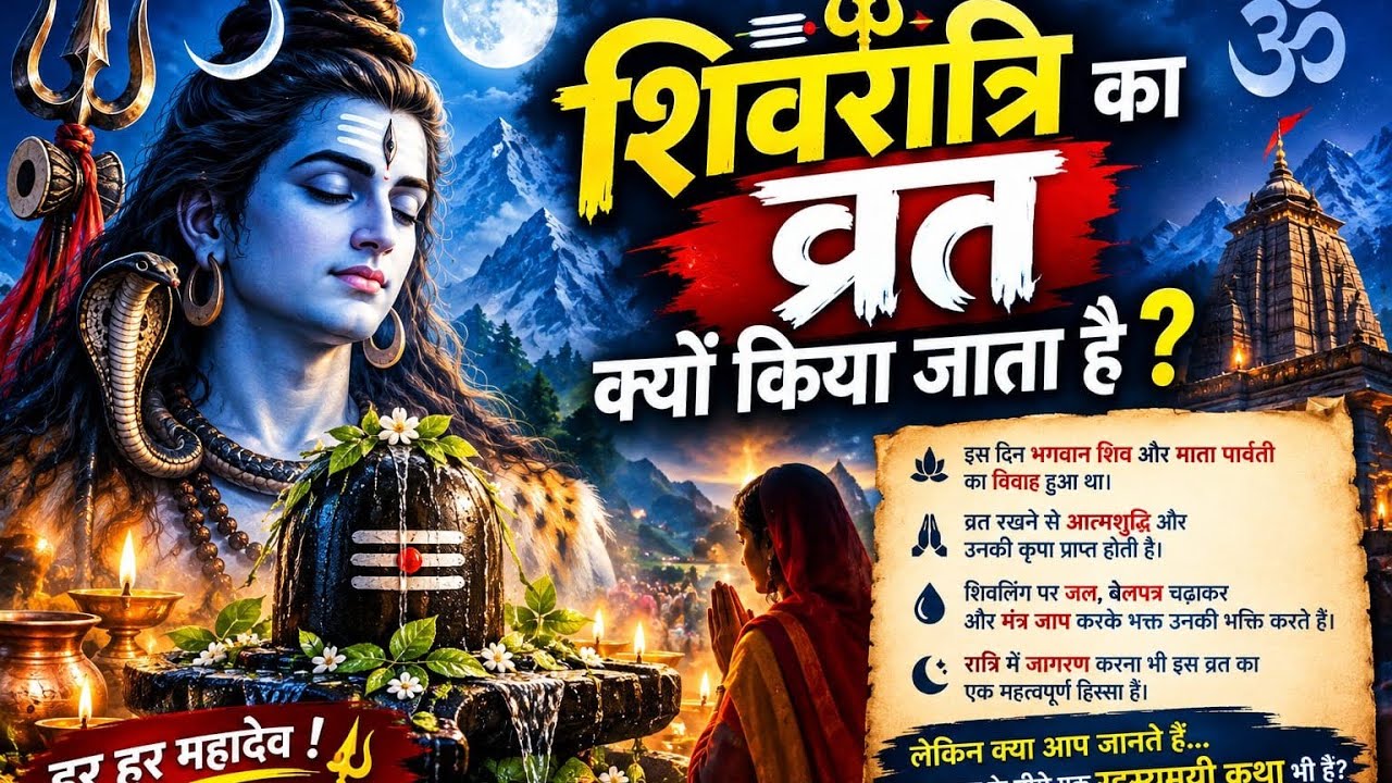 Shivratri Ka Vrat Kyon Kiya Jata Hai? #longvideo #viral #trending #shiv #mahadev #mahakal #love #art