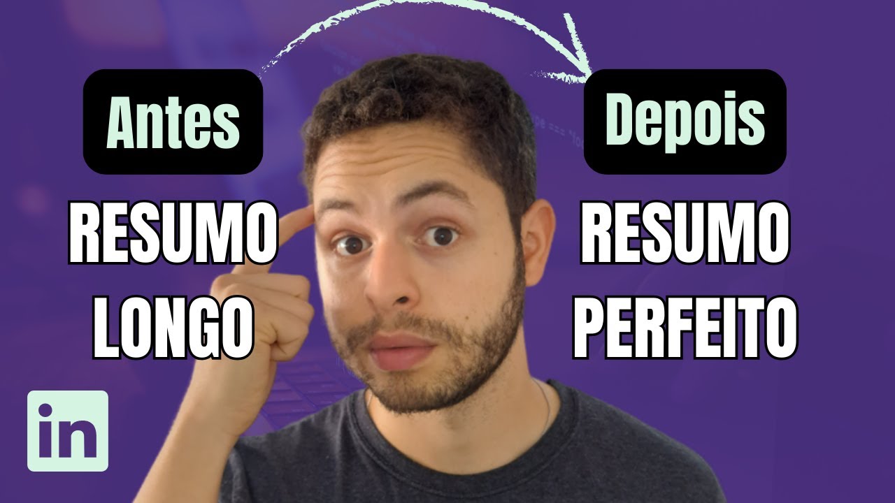 EXEMPLO PRÁTICO de como melhorar seu RESUMO do LINKEDIN - Desenvolvedora Backend