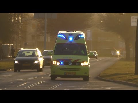A1, Silverline Ambulance 02-133 Franeker naar het Medisch Centrum Leeuwarden