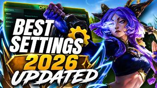 UPDATED Full Pro player In-game Settings in 2026 I League Of Legends