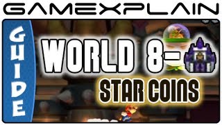 New Super Mario Bros. U - Peach's Castle-The Final Battle Star Coins Guide & Walkthrough